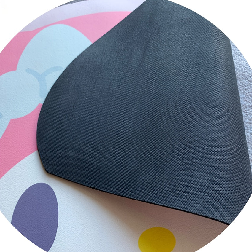 1pc Sanrio Hello Kitty Large Mouse Pad Desk Mat - Cute Pink and Black Design with Bow, Rubber Base, Durable Technical Fabric Suitable for Office and Gaming Computer Keyboards, Desk Mat | Cute Desk Accessory | Durable Mouse Pad, Desk Mat