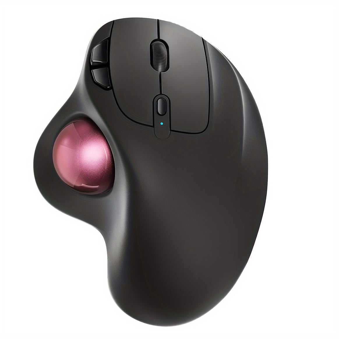 Nulea M501 Wireless Trackball Mouse, Rechargeable Ergonomic, Easy Thumb Control, Precise & Smooth Tracking, 3 Device Connection (Wireless Or USB Receiver), Compatible For PC, Laptop, Mac, Windows, Valentines Gifts