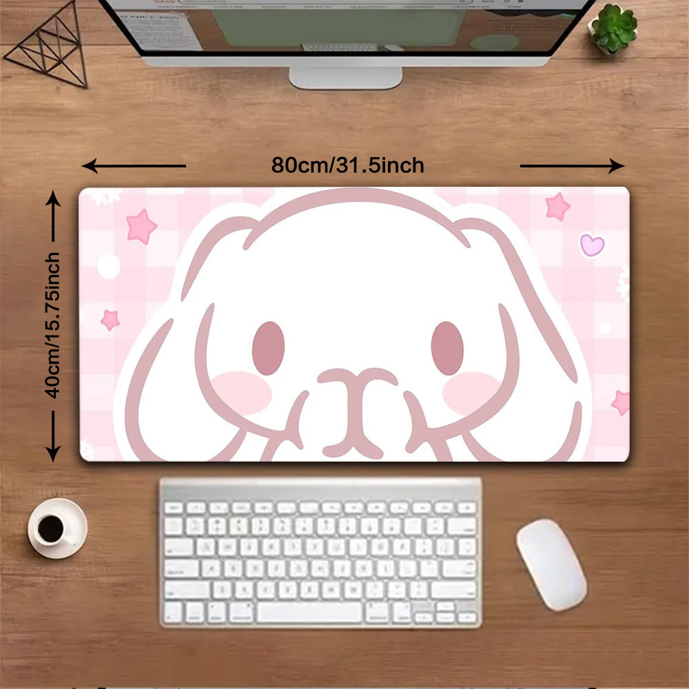 1pc & Sanrio Anime Gaming Mouse Pad - Cute Desk Mat with Non-Slip Rubber Base, Washable Suitable for Office, School, Home - Ideal Gift for,, Anime Fans