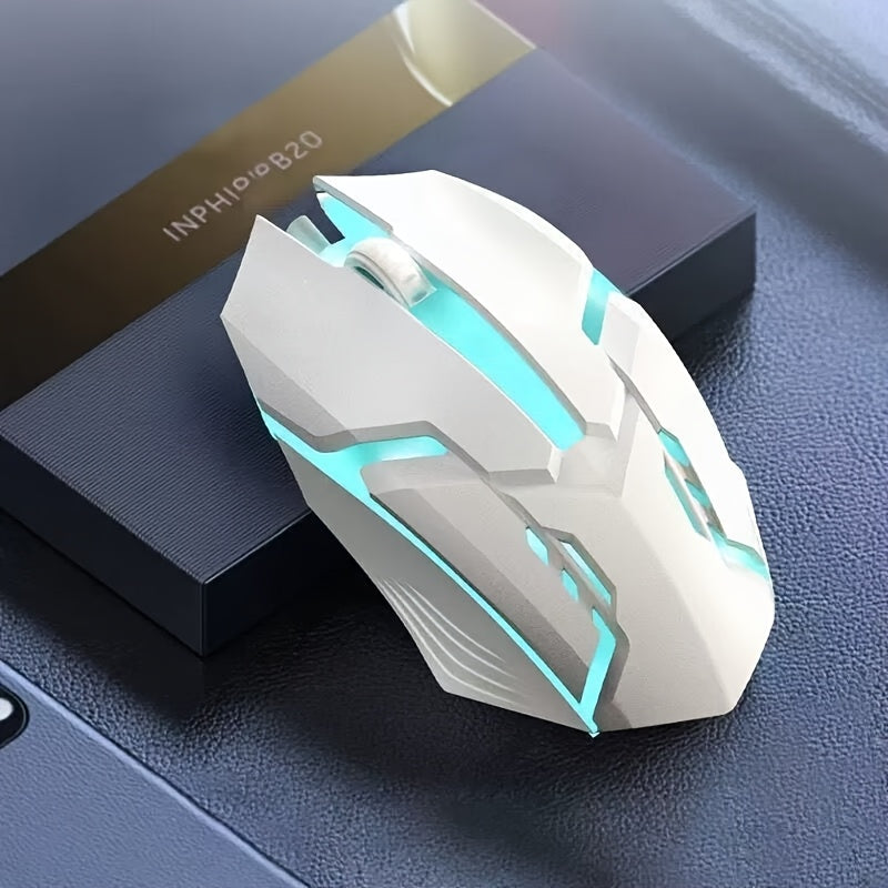 USB Wired Colorful Glowing Mouse Suitable for Office, Home, And Gaming; Compatible with Desktops And Laptops for Both Males And Females, Featuring Sound