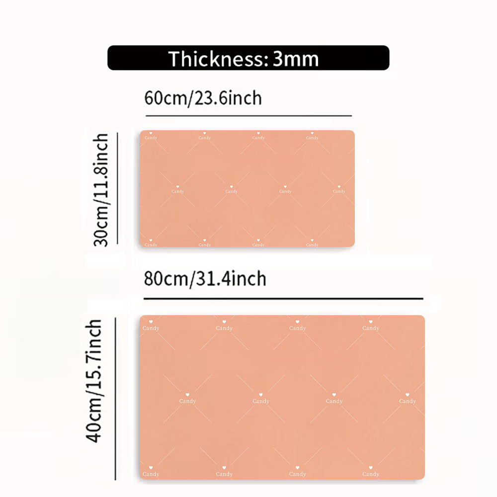 A Desk Mat Made of Diatomaceous Earth, Featuring a Solid Hue, Properties, Non-Slip Design, And Resistance to Stains. Ideal for Computer Desks, It Serves As an Office Desk Protector And Is Suitable for Students for Studying Or Writing