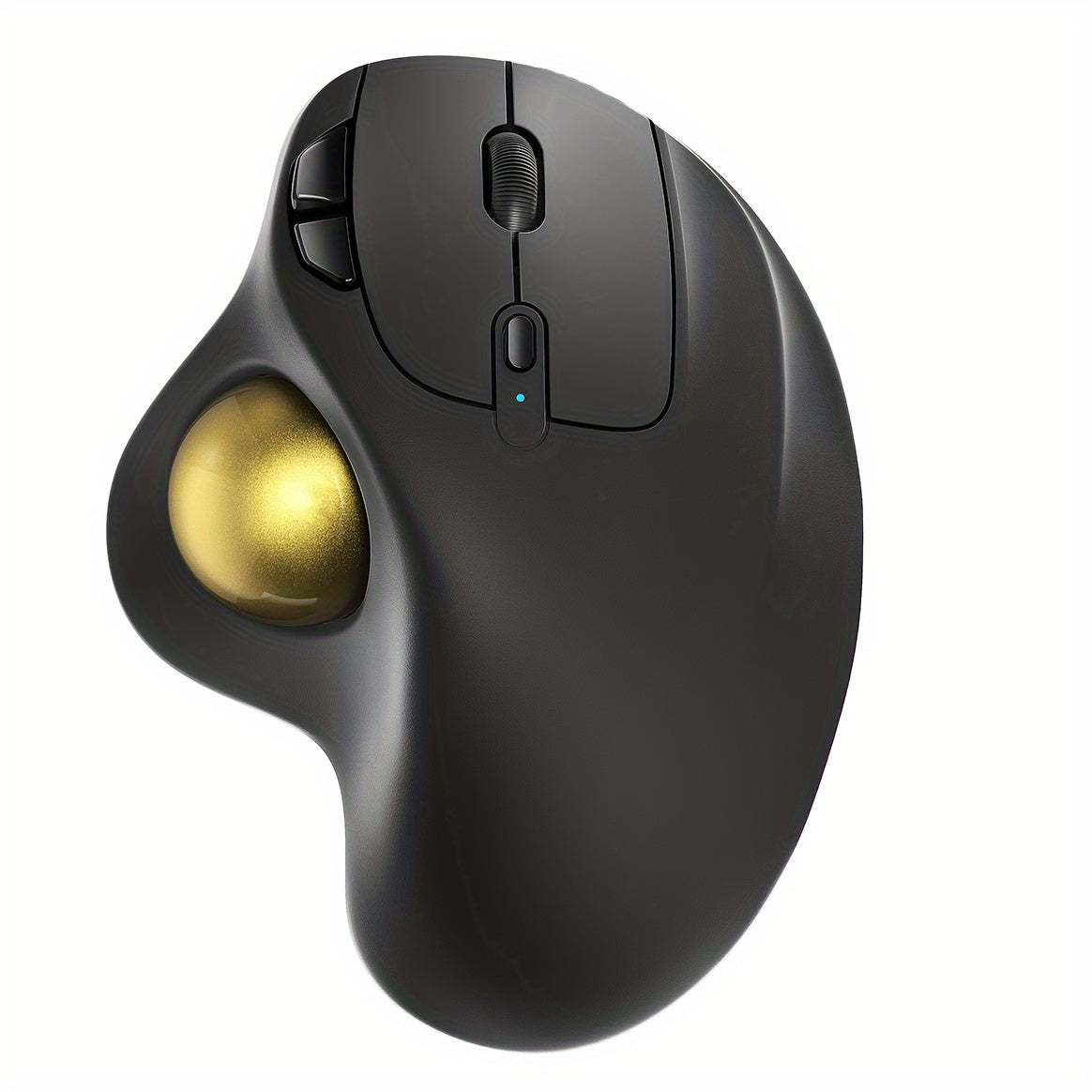 Nulea M501 Wireless Trackball Mouse, Rechargeable Ergonomic, Easy Thumb Control, Precise & Smooth Tracking, 3 Device Connection (Wireless Or USB Receiver), Compatible For PC, Laptop, Mac, Windows, Valentines Gifts