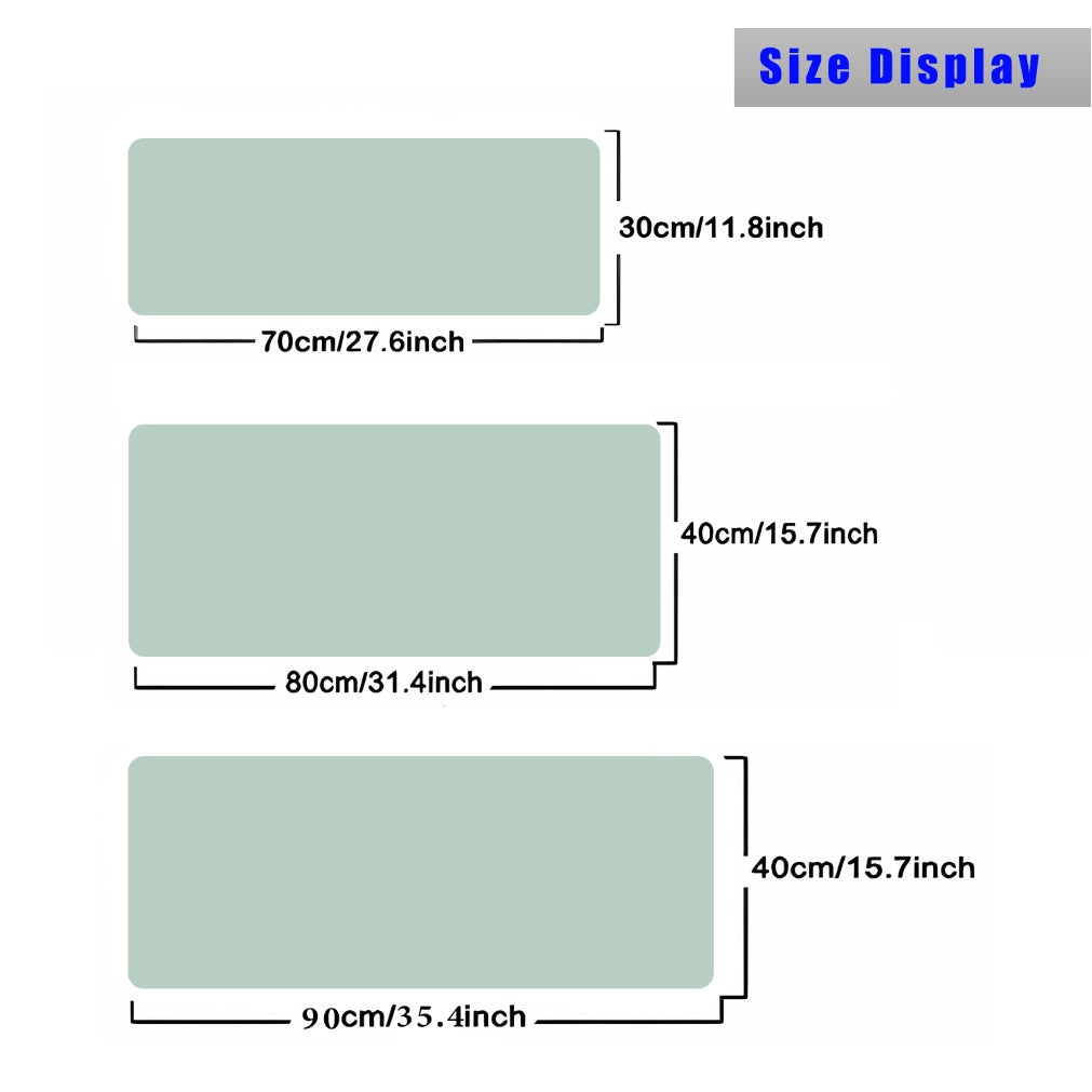 1 Blue Fluid Design High-definition Printed Desk Mat, with a Non-slip Rubber Base, Suitable for Gaming Setups, Office Desks, Home Workstations, Student Desks, and as a PC Keyboard Mat or Table Protect