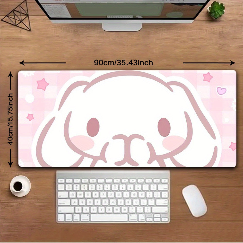 1pc & Sanrio Anime Gaming Mouse Pad - Cute Desk Mat with Non-Slip Rubber Base, Washable Suitable for Office, School, Home - Ideal Gift for,, Anime Fans