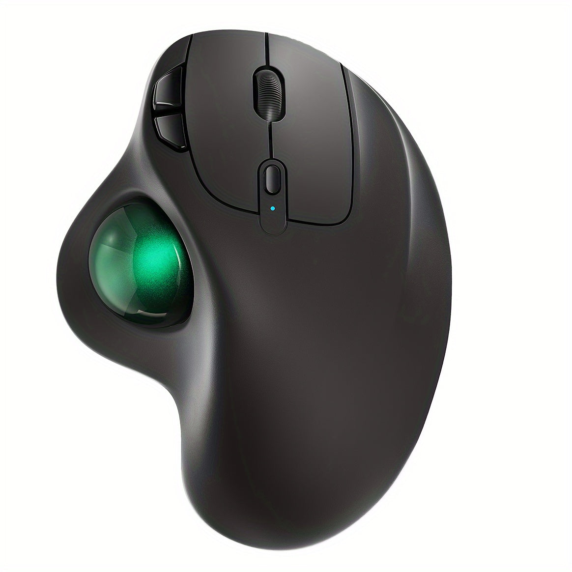 Nulea M501 Wireless Trackball Mouse, Rechargeable Ergonomic, Easy Thumb Control, Precise & Smooth Tracking, 3 Device Connection (Wireless Or USB Receiver), Compatible For PC, Laptop, Mac, Windows, Valentines Gifts