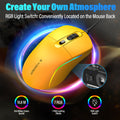 E-YOOSO 1pc Wired RGB Gaming Mouse - Adjustable Seven-Color Backlight, Macro Functions, SG8925 Chip, Compatible with Computer\u002FLaptop Devices, Plug And Play