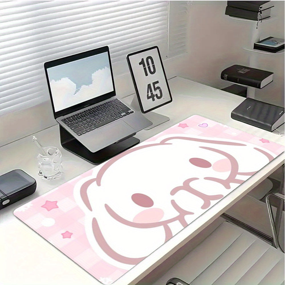 1pc & Sanrio Anime Gaming Mouse Pad - Cute Desk Mat with Non-Slip Rubber Base, Washable Suitable for Office, School, Home - Ideal Gift for,, Anime Fans