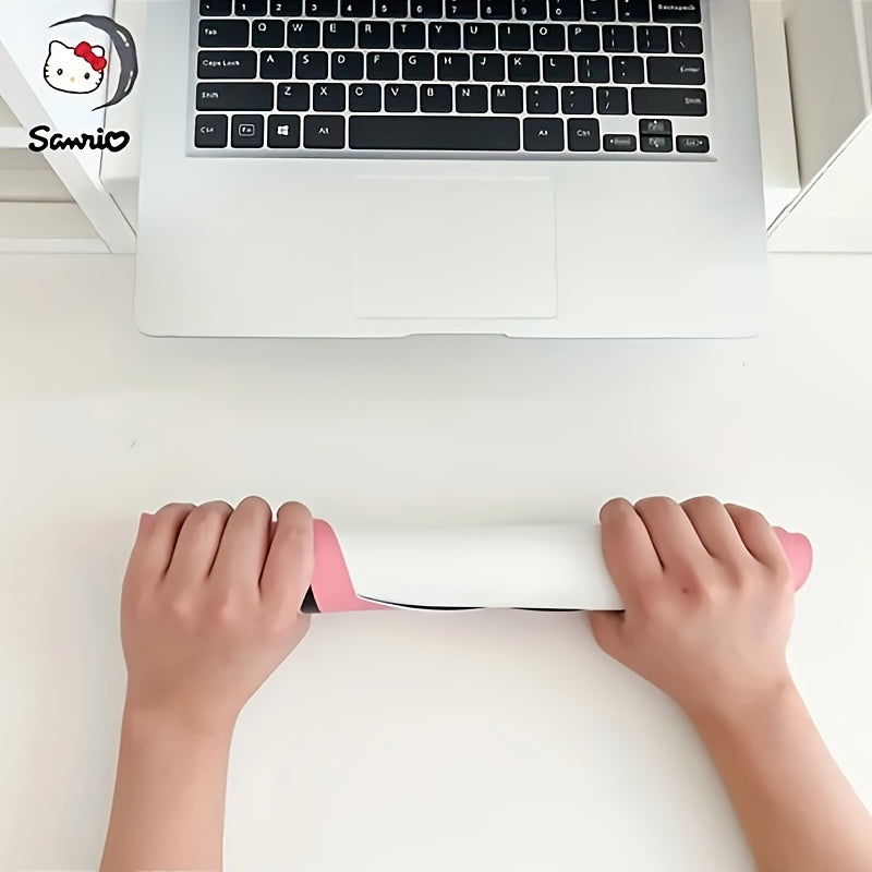 1pc Sanrio Hello Kitty Large Mouse Pad Desk Mat - Cute Pink and Black Design with Bow, Rubber Base, Durable Technical Fabric Suitable for Office and Gaming Computer Keyboards, Desk Mat | Cute Desk Accessory | Durable Mouse Pad, Desk Mat